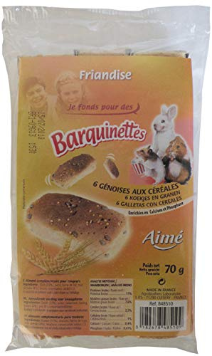Aime Biscuits aux Céréales pour Rongeurs 6 Portions 70 g
