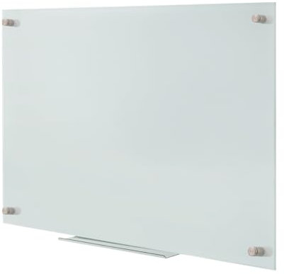 LogiLink EO0060 - Marqueur à sec magnétique - Tableau blanc en verre - Pour montage mural - 60 x 45 cm - Sans cadre