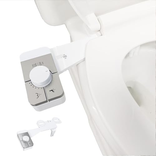 Accesorio de bidé para inodoro pulverizador de bidé para inodoro con doble boquilla limpieza suave y cómoda fácil instalación