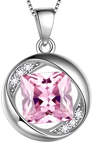 Collana con ciondolo zodiacale Aurora Tears, in argento Sterling 925 con catena da 45,7 cm e Argento, colore: 10_october, cod. DP0029O