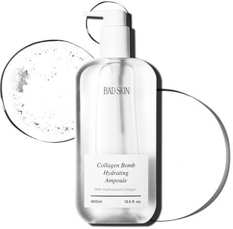 BadSkin Collagen Bomb Hydrating Ampoule 400ml Made in Korea Suitable for Sensitive & Dry Skin