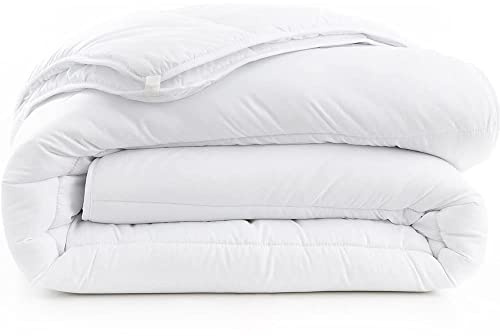 Abeil - Couette 4 Saisons Modulable - 2 Couettes Reliables par Attaches, 300g/m² et 200g/m² - Garnissage et Enveloppe 100% Polyester - Certifiée Oeko-Tex, Fabriquée en France - 240 x 260 cm