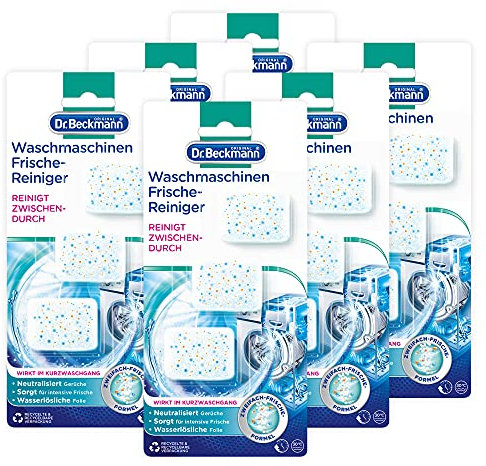 Dr. Beckmann Waschmaschinen Frische-Reiniger | Maschinenreiniger im praktischen Cap-Format | 18x 20 g