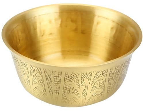 Tazón decorativo de cobre budista cuenco de agua para el templo ornamento para el hogar suministros de sacrificio