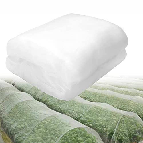 DINGFAN Rete Anti Insetti Ortaggi Proteggi Rete da Giardino Reti Maglia Fine Proteggere Piante, Fiori, Frutta e Verdura (Taglia : 5x50m)