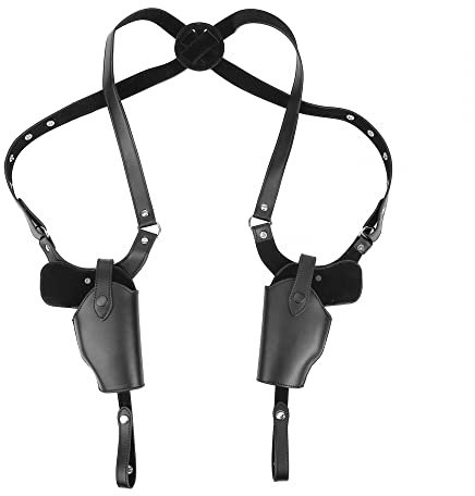 Schulterholster, vertikaler Trageholster aus PU-Leder Pistolenholster für die rechte und Linke Hand