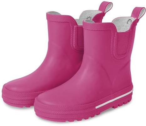 Lakeland Active Children's Paddlebeck Short Wellington Boots - Pink - 12 UK (Junior)