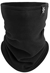 Manufaktur13 Tub Windbreaker – halsduk i olika Varianter, nackvärmare, multifunktionell duk, elastisk/stretchig bomullssjal, triangulär duk, Blackout, OneSize / Einheitsgröße