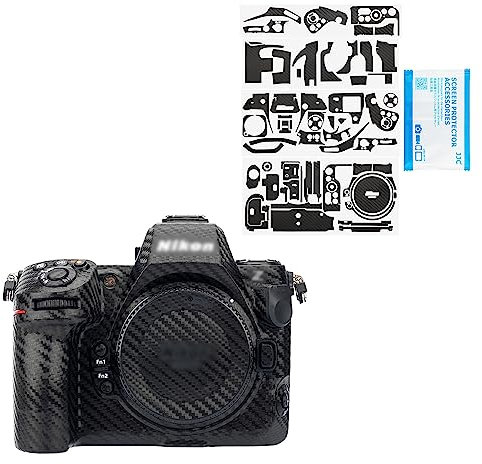 JJC Anti-scratch Protection Sticker Compatible with Nikon Z8 Mirrorless Camera, Non-slip Carbon Fiber Pattern Cover Camera Protective Film