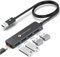 NOVOO 4 Port USB 3.0 Hub with 4.9ft Long Extension Cable, 5Gbps Data Transfer, Simple and Practical Port USB Adapter for MacBook, Flash Drive, Printer, Mobile HDD Visit the NOVOO Store