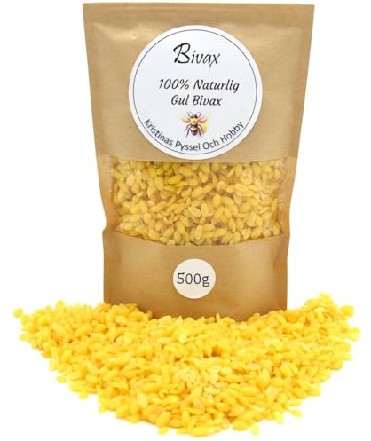 Bivax 100% Naturlig - Gul - 0,5 Kg