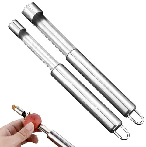 2 Pezzi Togli Torsolo Mela,levatorsolo Mela,14 MM,19 MM,Frutta Levatorsoli Multifunzione In Acciaio Inox,La Casa e La Cucina,Appendibile,Facile Da Pulire,Lavabile In Lavastoviglie,per Mele e Pera Ect
