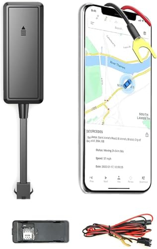 Localizzatore GPS per auto Dispositivi di localizzazione 4G, Localizzatore GPS per auto Localizzazione in tempo reale Dispositivo di veicoli accurato con controllo rem