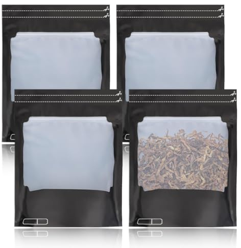 KEWUF 4 Unidades Bolsas Herméticas, Bolsas Zip, Alimentos Reutilizables, Control de Humedad al 62%, Regulación de Oxígeno, Inodoro, Antiestático, Resistente a los Rayos UV (20 x 30 x 5 cm)