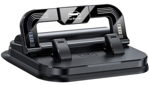 Zegaqae Support téléphone Voiture | Support Pliable pour d'immatriculation, 2-en-1 à Ventouse Antidérapant pour Camion, Véhicule, Quotidien, Trajets, Conduite, Camping, Automobile