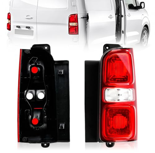 Convitex Feu arrière droit pour TRAVELLER/EXPERT (V_), JUMPY (V_) SPACETOURER (V_), DISPATCH, PROACE à partir de 2016, VIVARO C, ZAFIRA LIFE (K0) à partir de 2019 Pièces de rechange 9808243080 E-Mark