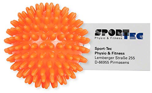 Igelball Massageball Reflexzonen Massage Selbstmassage mittel 6 cm orange