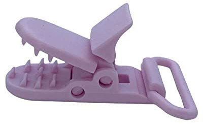 TOMASELLI MERCERIA Pinza Chupete Amplificador Plastico 15 Mm Ancho - Rosa