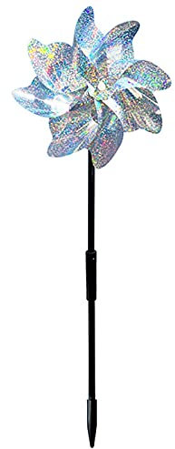 Molinos De Viento Reflectivos Anti-Palomas - 1/2/10 PCS Control Reflectante De Pájaros Espanta Palomas Reflectante Molino De Viento para Control De Aves