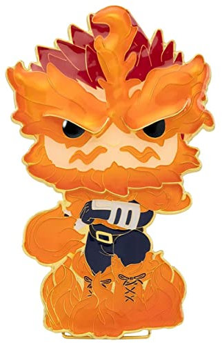 Loungefly Funko POP! Large Enamel Enamel Pin MY HERO ACADEMIA: ENDEAVOR - Endeavor - My Hero Academia Emaille-Nadeln - Niedliche Brosche Zum Sammeln - Für Rucksäcke & Taschen - Geschenkidee