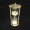 Sablier, Peut régler l'heure Librement, Bureau et décoration de Bureau, Belle et Pratique minuterie de Sable décoratif (Peut contenir du Sable de Plage ou Utiliser Le Sable de Verre Blanc Offert)