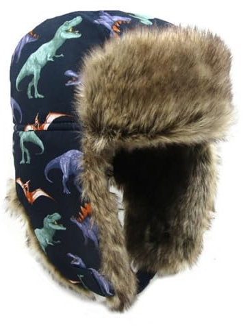 Kinder Fliegermütze Warme Wintermütze Trappermütze Pilotenmütze mit Ohrenklappen Bombermützen Winddicht Skimütze für Jungen Mädchen von 1-6 Jahren (DE/NL/SE/PL, Numerisch, 51, 53, Blau)