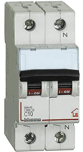 BTICINO FC810NC10 MAGNETOT. C10 1P+N 2M 4500A BTDIN45
