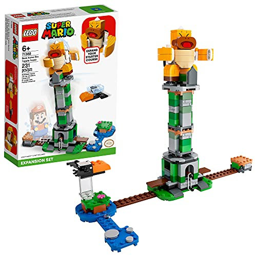 LEGO 71388 Super Mario Boss Sumo Bro Topple Tower Expansion Set, Collectible Buildable Game Toys with Figures, Gift Idea for Boys and Girls age 6 Plus