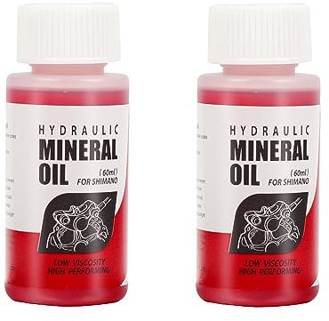 TerchPilet High Performance Bike Brake Mineralöl - 120ml/4oz - Ideal für hydraulische Bremssysteme von Shimano und Tektro, Bremsflüssigkeit für hydraulische Scheibenbremsen von MTB/Rennrädern