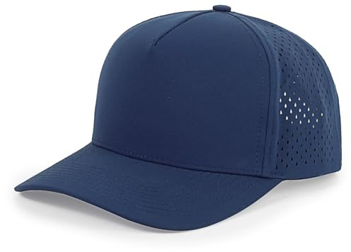 HH HOFNEN Quick Dry Baseball Cap Mesh Snapback Hat Sun and Rain Protection Golf Ball Cap for Men Women Navy