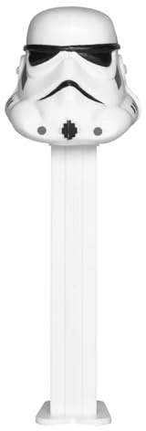 PEZ Distributeur de bonbons Storm Trooper Star Wars | Distributeur de bonbons Storm Trooper PEZ avec recharges de bonbons | Cadeaux de fête Star Wars