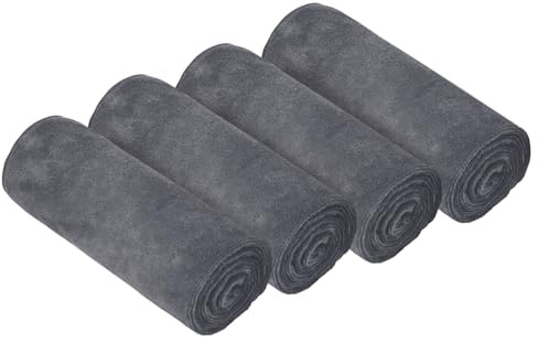 HAGOT 4 Pack Serviette Sport Microfibre, Séchage Rapide et Absorbant Serviette, Femme Homme pour Gym Fitness Yoga, 75cm x 35cm