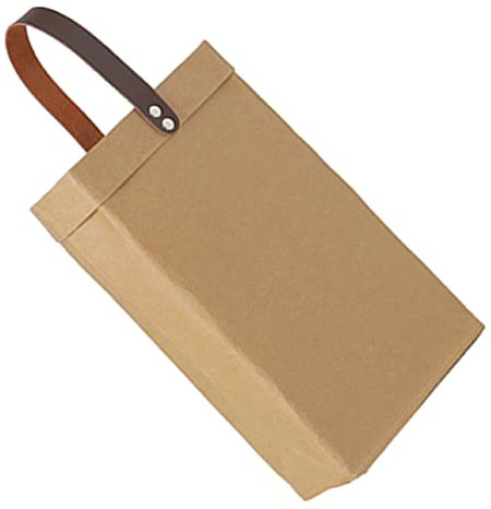 Zerodeko Bolsa De De Papel Kraft para Vino Bolsa para Transportar Botellas De Vino