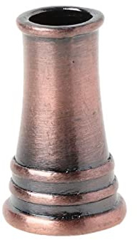 YUOIUX Soporte para pluma estilográfica, de metal, redondo, vintage, para bolígrafos de inmersión, suministros de oficina, artículos de papelería para estudiantes