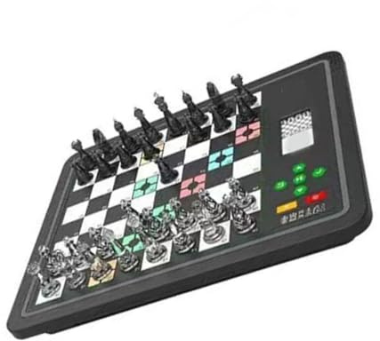Acouto Conjunto de Ajedrez Electrónico con AI Oponente 3 Modos de Juego Juego de Mesa de Ajedrez de Computadora Magnética Portátil para Niños Jefes de Adultos Establezca su Mejora Esta Habilidades T