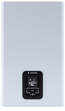 Ariston NEXT EVO X SFT - Scaldabagno a Gas Naturale Istantaneo a Camera Stagna 11 L/NG EU Sicuro con Display LED Intuitivo e Funzione ECO EVO per Maggior Risparmio 34,5x16,5x65 - Classe Energetica A+