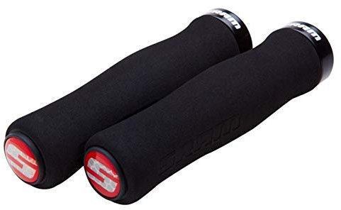 SONGYG Fahrrad Grifffe Leichte Anti-Rutsch-Gummischwamm Mountainbike Griffe Fahrrad-Lenkergriffe Zubehör Griffteile (Color : Full Black)