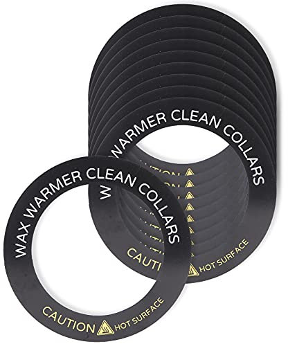 10 Stück Ring für Wax Warmer Universal-Schutzhalsband Ring für Wachsdose Standard Wax Warmer Halsbänder Rundform Wachsmaschine Reinigungsschutz Papierring Wachsheizung Zubehör
