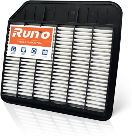 RUITO Engine Air Filter CA11002 Compatible with Infiniti QX80 5.6L 2014-2024, QX56 5.6L 2011-2013 | Nissan Armada 5.6L 2017-2024, Rigid Panel Air Filter