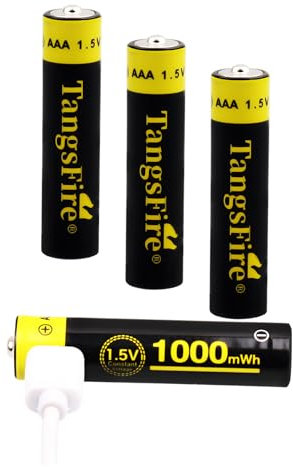 AAA Lithium Batteries 1000mWh 1.5V AAA for High-Tech Devices