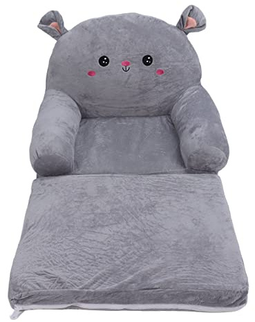 ERYUE Sofá Plegable de Dibujos Animados para Niños, Cómoda Esponja para Dormir Siesta, sofá Niños Leer, Jugar, Dormir, Tela y Esponja (2 Niveles)