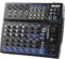 Gemini Sound Gem-12USB - Compact 12 Channel Analogue Mixer Including 4 Mic Channels, 3 Band EQ, USB Playback From USB Stick, And Bluetooth Streaming