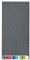 ZOLLNER Strandtuch - hautfreundliches und saugstarkes Handtuch in 100x200 cm - waschbar bis 60°C - Baumwolle in grau - eingewebte Meerestiermotive - Oeko Tex® Zertifiziert