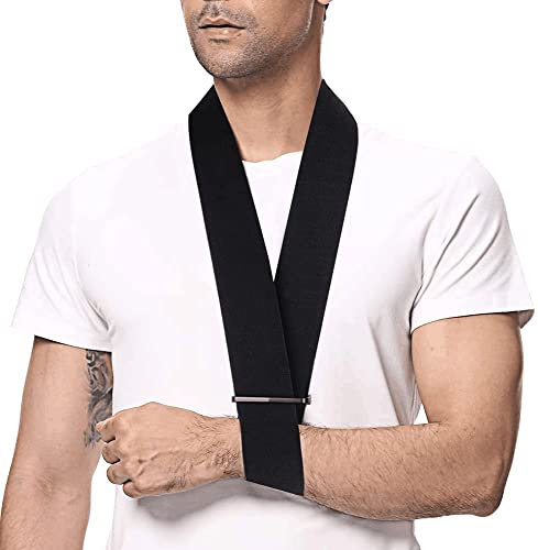 supregear Armschlinge, Leicht Bequem Armschlinge aus Schaumstoff Nackenstütze Wegfahrsperre Halsband Einfacher Schaumstoffkragen Manschettenriemen Atmungsaktiv Schulterstütze für Arm/Hand/Ellbogen