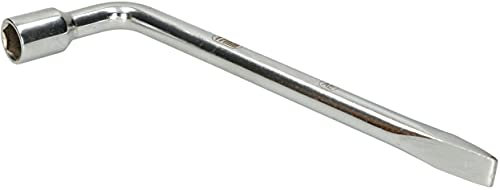 KOTARBAU® Auto-Radschlüssel gebogen 17 mm aus Kohlenstoffstahl Verchromt