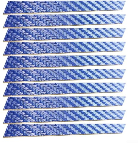 Racket Edge Tape for Table Tennis 10 Protective Strips to Prevent Damage (8mm blue)