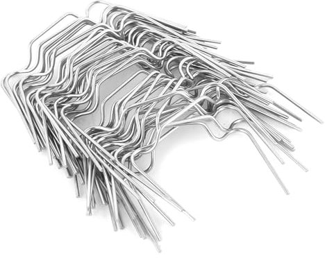 50 Stück Dicke Gewächshaus-Verglasungsklammern, weniger Stahlfederschnalle, Ausrüstung, Garten, einfache Installation, Gewächshaus-Zubehör