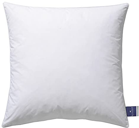 billerbeck Daunen-Kissen | Piccola | 80 x 80 cm | weiche Stützkraft | für Hausstauballergiker geeignet | waschbar bis 60° C