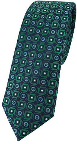 TigerTie Corbata estrecha de diseñador en estampado - Tamaño de la corbata: aprox. Tamaño de la corbata: 150 x 6 cm aprox, Größe: ca. Länge 150 cm, Breite 6 cm