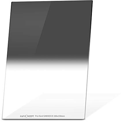 K&F CONCEPT Nano-X GND8 Hard 0,9 (3-Blenden) Verlaufsfilter 100x150mm Rechteckfilter aus Optisches Glas mit 28 Nano-Beschichtung